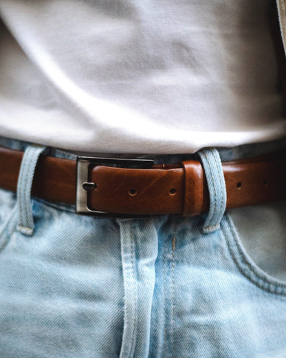 Ceinture marron cognac