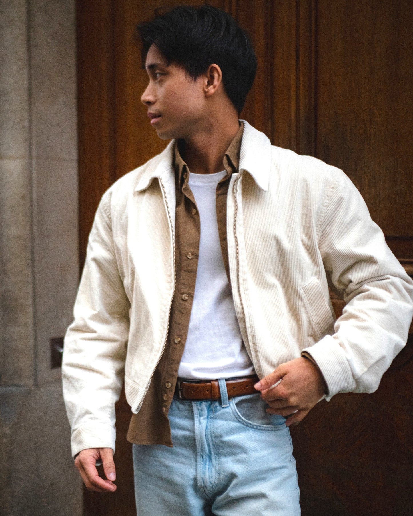 Ceinture marron cognac