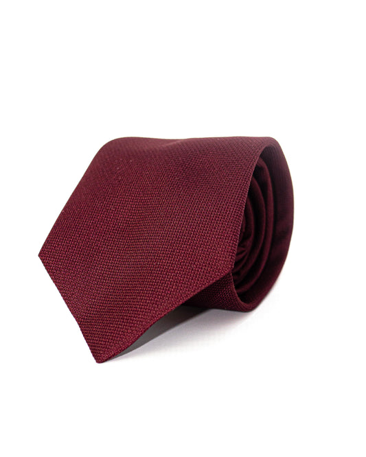 Cravate bordeaux unie